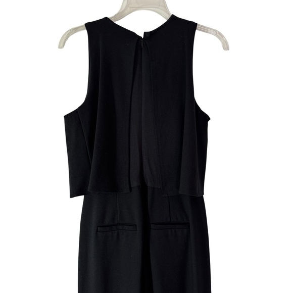 Anthropologie Freya Scalloped Knit Jumpsuit Black Size 2 - Picture 7 of 13